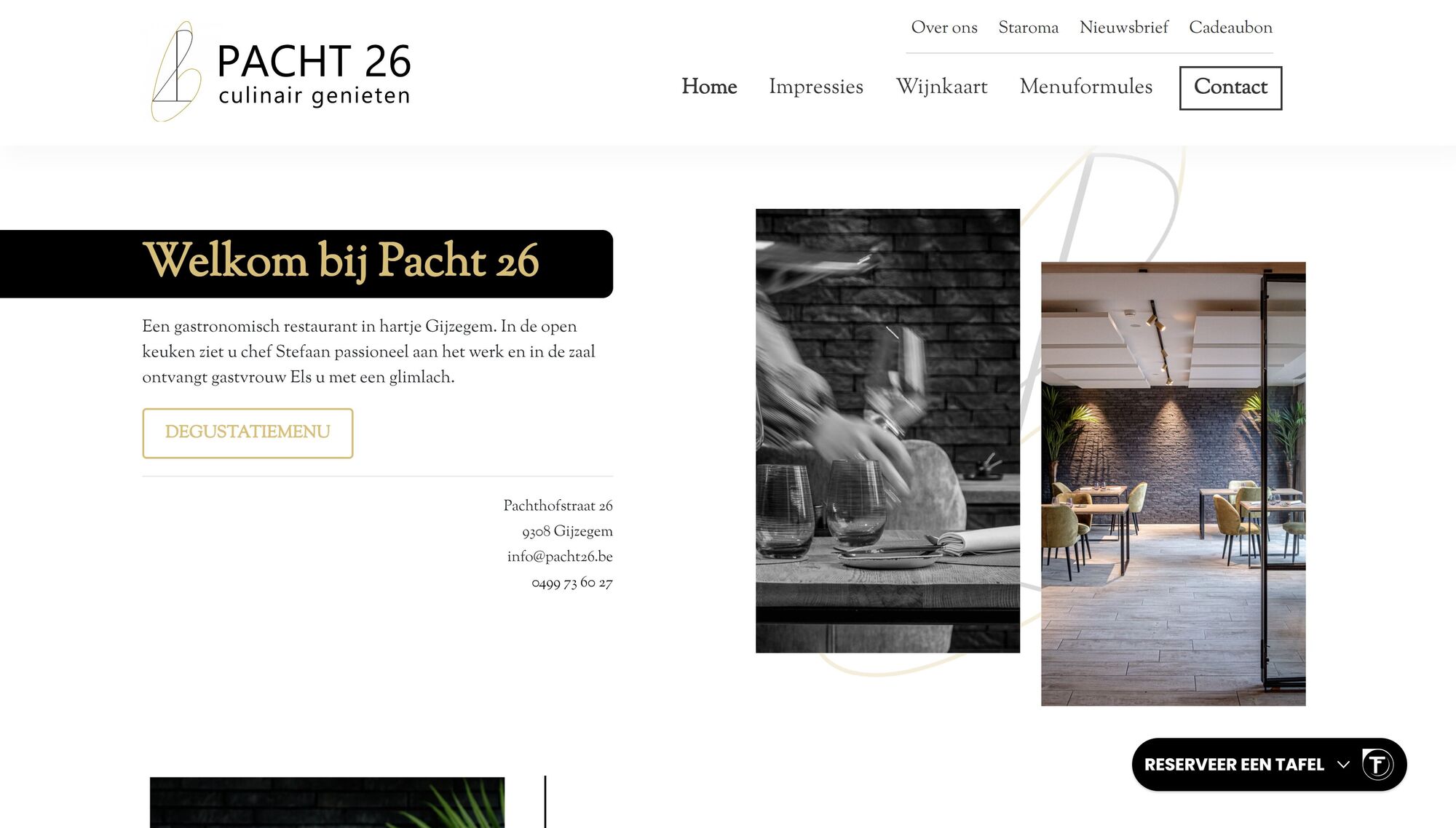 website voor Pacht26