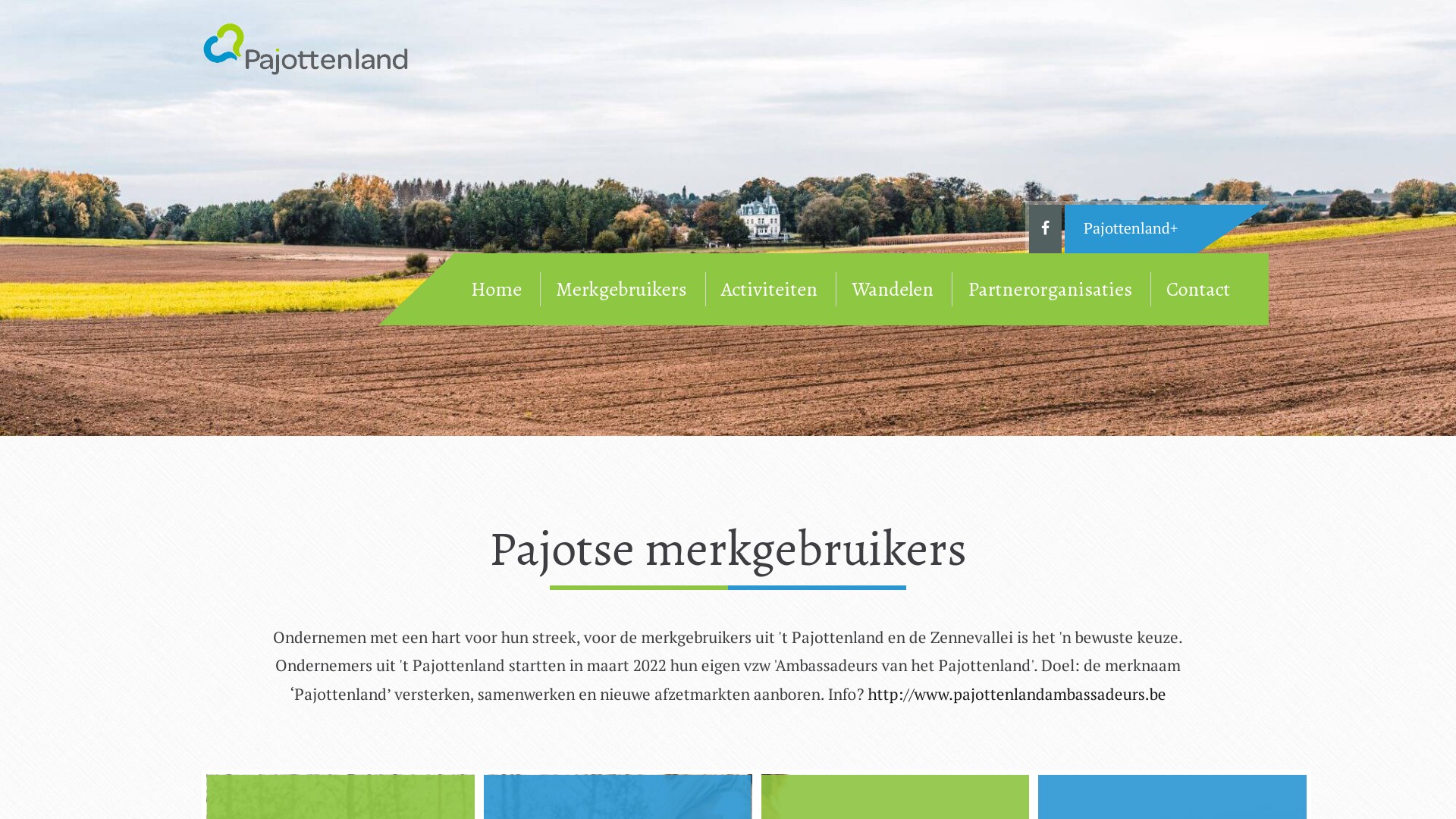 website voor Pajottenland
